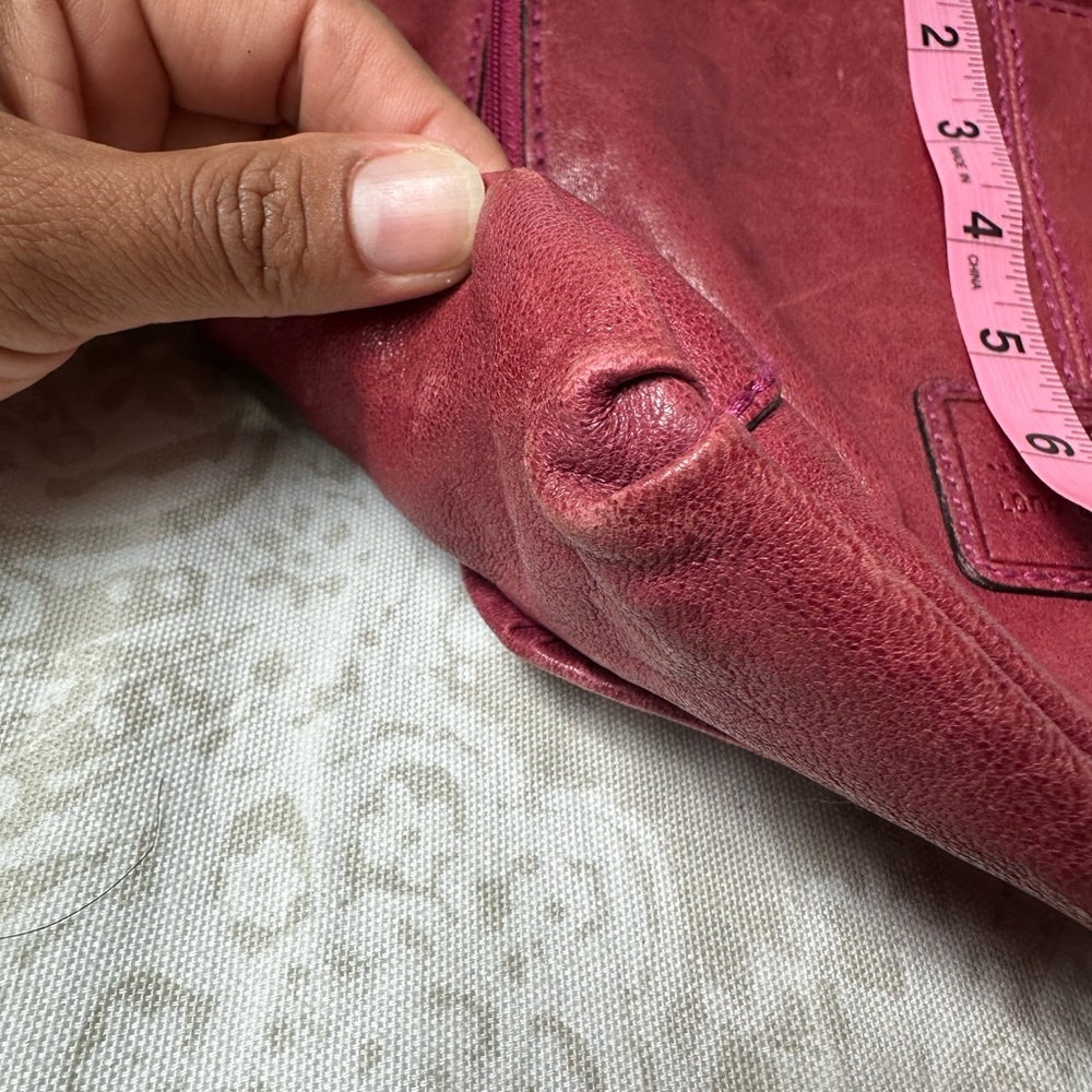 Fossil Women's Burgundy Leather Crossbody Bag good condition like new - Picture 12 of 16